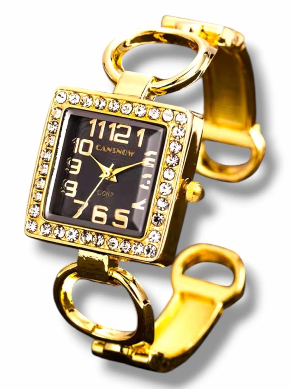 Classic Stainless steel Gold Tone Women's Bracelet Watch - Elegant Gold Finish